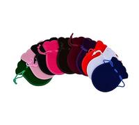 BELLIFFY 20piezas Bolsas de Joyería Cordón de Forma Calabaza para Almacenamiento de Dulces Juguetes y Accesorios Colores Surtidos Color Aleatorio