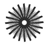 BELLIFFY 24 Piezas Clips para Peluca con Dientes Peines Metálicos Resistentes para Asegurar Pelucas y Extensiones Accesorios con Integrada para Uso Color Negro para Peinados y Fiestas