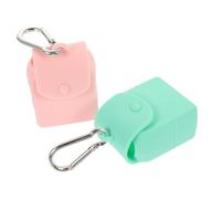 BELLIFFY 2piezas Bolsa De Almacenamiento De Silicona Monedero con Bolsa De Monedas Paquete Versátil