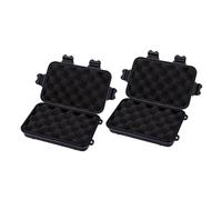 BELLIFFY 2piezas Caja De Supervivencia Portátil y Resistente Golpes Estuche Compacto Para Camping Geocaché y Almacenamiento De Material De Supervivencia Para Exteriores