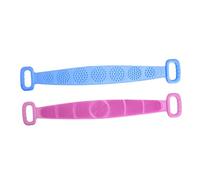 BELLIFFY 2piezas Cepillo De Ducha Exfoliante De Silicona Cepillo De Espalda Accesorios De Baño
