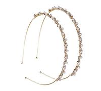 BELLIFFY 2piezas Diadema De Gemas Imitación Tocado Para Niña Decoración Versátil