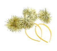 BELLIFFY 2piezas Diademas Infantiles Pompones Accesorio De Pelo Para Fiesta y Halloween Diademas y Divertidas