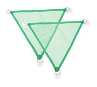 BELLIFFY 2piezas Hamaca para Hamaca De Malla Espaciosa Diseño Simple Adecuado para Reptiles Juguete Columpio Suministros para Mascotas Fácil De Fijar Ventosas