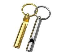 BELLIFFY 2piezas Silbato Multifuncional Abrebotellas y Llavero Para Supervivencia Para Deportes Camping y Actividades Al Aire Sonido y Diseño Portátil