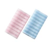 BELLIFFY 2piezas Toallas De Baño Portátiles Exfoliantes Toallas Corporales De Espalda y Ducha Paño Exfoliante De Barro Capacidad Descontaminante