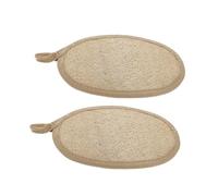 BELLIFFY 2piezas Toallita De Luffa Espalda Esponja Luffa Toalla Exfoliante Ducha Descontaminante y