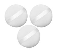 BELLIFFY 3 Piezas Almohadillas de Algodón Reutilizables para Esponjas Redondas de Suaves y Lavables para Polvos Sueltos y Talco Protección Delicada para Piel Sensible Uso Corporal y Facial