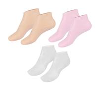 BELLIFFY 3pares Calcetines De Aloe Para Mujeres Calcetines Hidratantes Elásticos Para Pies Secos y Agrietados Cuidado De Pies