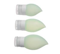 BELLIFFY 3piezas Botellas De Viaje Rellenables De Silicona Para Lociones Champú y Cosméticos Impermeables Fugas Para y