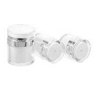 BELLIFFY 3piezas Frascos De Reutilizables Botellas Vacías De Doble Capa Resistentes Caídas Para Cosméticos Para y Almacenamiento De Productos De