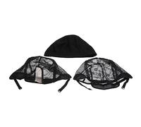 BELLIFFY 3piezas Gorro De Malla Elástica Para Pelucas De Transpirable Para Cuidado Del Cabello Mujeres y Hombres Para Estilos Diversos