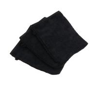 BELLIFFY 3piezas Guantes Exfoliantes De Microfibra Para Limpieza Facial y Cómodos Para Desmaquillado y Cuidado Color Negro