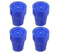 BELLIFFY 4 Piezas Punteras de Goma Antideslizantes para Bastones de Repuestos para Bastón de Senderismo y Andar Accesorios Resistentes y Compatibles para Caminatas y Trekking