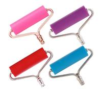 BELLIFFY 4 Piezas Rodillo Mini para Manualidades Herramienta de Pintura con Textura para Diamantes Prensado Firme para Arte Preciso Compacto y Portátil para Decoración y Trabajos Creativos