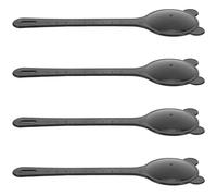 BELLIFFY 4 Protectores Oculares Para Prueba De Visión Herramienta De Optometría Binoculares Portátiles Cubierta Ocular Herramienta De Oclusión Ocular Color Negro