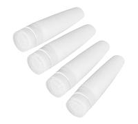 BELLIFFY 4piezas Botellas De Reutilizables Para Cosméticos Champú Loción y Acondicionador Portátiles y Ligera Almacenamiento Práctico