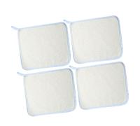 BELLIFFY 4piezas Paños Exfoliantes De Doble Cara Toalla De Baño De Nailon Paño Para Frotar Espalda Diario Rápida Secado