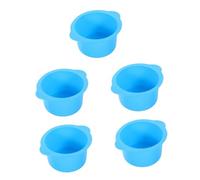 BELLIFFY 5piezas Bowl De Cera Depilatoria De Silicona Recambio Para Calentador De Cera Fácil Desmoldeo Para Depilación Facial y Corporal Resistente Altas Temperaturas