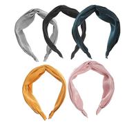 BELLIFFY 5piezas Diademas Anchas Para Mujeres Diademas Anudadas Para Niñas Tocados De Cómodos Día