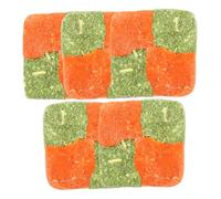 BELLIFFY 5piezas Juguetes De Masticar para Conejos Snacks para De y Heno Sin Aditivos Cuidado