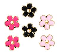 BELLIFFY 6 Piezas de Clips para Ventilación de Coche Bonitos Clips para Ambientador de Aire Accesorio Decorativo de Aleación con Forma de Flor