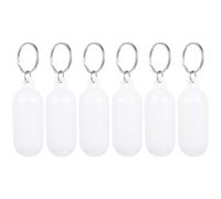 BELLIFFY 6 Piezas Llaveros Flotantes para Deportes Acuáticos Colgantes para Mochilas y Bolsos Anillos de Llave Impermeables para Vela Kayak y Pesca Decoración Exterior Resistente