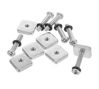 BELLIFFY 6 Tornillos de Aleta para Tabla Paddle Surf M4 de Acero Inoxidable 316, Cabeza Cruzada, Resistentes al Agua Salada, Accesorios para Surf y Deportes Acuáticos