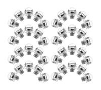 BELLIFFY 60 Piezas Protectores de Goma para Tijeras de Peluquería Silenciadores Transparentes para Uso Profesional y Doméstico Repuestos Resistentes para Tijeras de Barbero