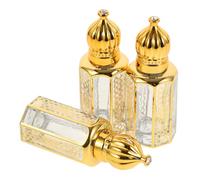 BELLIFFY 6piezas Botellas Para Perfume Rodillo Frascos Vacíos Para Esencial Botellas De Perfume De Recipientes Portátiles Para Cosméticos