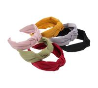 BELLIFFY 6piezas Diademas Para Mujer Accesorios De Pelo Elegantes Para Uso Diario Para Lavar La Cara y Maquillarse Burdeos