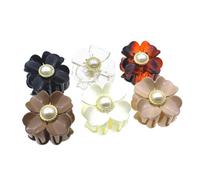 BELLIFFY 6piezas Pinzas Para Cabello Fino y Grueso Sujetador Para De Caballo Cómodas y No Rayan El Cabelludo