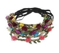 BELLIFFY 8 Diademas Bohemias de Rosas de Papel Diadema Elástica Ajustable para Niñas y Mujeres Accesorios para Bodas Damas de Honor y Fiestas Adorno Ligero para Ceremonias y Cumpleaños