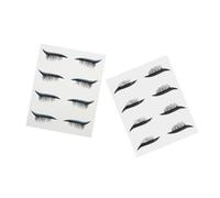 BELLIFFY 8pares Delineador Ojos Pegatinas Cinta Pestañas Postizas Maquillaje Profesional Reutilizable