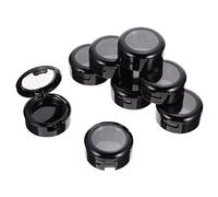 BELLIFFY 8piezas Caja De Sombras De Ojos Individuales Organizador De Maquillaje Vacío Unidades Para Viajes y Uso Doméstico Paleta Sombras Almacenamiento