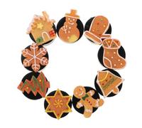 BELLIFFY 9piezas Porta Perfume Para Coche Clip De Papá Noel De Clips Difusores Navideños Para Salida De Aire Acondicionado Decoración Interior De Coche Ventilación Del