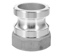 BELLIFFY Accesorio De Conector Interno De Hilo Macho De AleacióN De Aluminio 2 Pulgadas Para Tuberías Con UnióN RáPida De Tipo a Resistente a Fugas