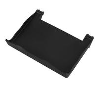 BELLIFFY Bandeja para Panel Perforado Negra sin Taladro Organizador de Espacio Soporte Inclinado Estante de Pared para Dormitorio y Sala de Juegos Bandeja Metálica Multifuncional para