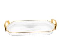 BELLIFFY Bandeja Rectangular Reutilizable de Pp para Servir Frutas y Aperitivos, Diseño Único y Resistente, Adecuado para Uso en Escritorio y Hogar