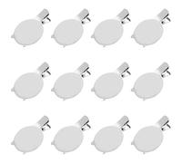 BELLIFFY Bases de Broche DIY 100 Piezas, Accesorios para Hacer Broches, Base de Seguridad Pecho, Material Práctico para Manualidades y Decoración de Alfileres, Uso en Artes y Costura
