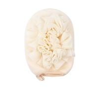 BELLIFFY Bola de Ducha Exfoliante de Esponja y Tela para Limpieza Corporal y Espalda 130