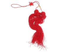 BELLIFFY Borla De Espada China para Tai Chi Accesorio Colgante Vibrante En Color Rojo Decoración Segura Y Duradera para Artes Marciales Y Equipamiento Deportivo