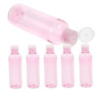 BELLIFFY Botellas De Viaje De 100ml 6PCS Botellas Squeeze Para Cosméticos Frascos De Muestra Prácticos Botellas De Empaque Transparentes Con Tapa Abatible
