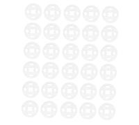 BELLIFFY Botones Invisibles Transparentes 20 Mm para Coser, Broches de Camisa y Abrigo, 100 Unidades, Accesorios de Costura para Manualidades y Confección