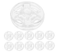 BELLIFFY Botones Transparentes Invisibles De Presión Para Coser 100 Unidades 13 Mm, Kit De Botones Para Camisa y Abrigo, Resina, Para Manualidades y Costura