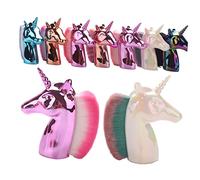 BELLIFFY Brocha De Maquillaje Para Mujeres Unicornio Cebo Para Base Polvos Rubor Ideal Para Todas
