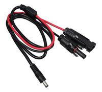 BELLIFFY Cable Conector Adaptador a Dc5525 para Paneles Solares, Cable Convertidor 5,5 Mm, Compatible con Sistemas de Energía Solar Ac36, Extensión para Carga y Conexión Fotovoltaica