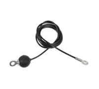 BELLIFFY Cable de Acero con Revestimiento de PU Negro para Máquinas de Cable Longitud Ajustable DIY Sistema de Polea Alta para Gimnasios en Casa y Entrenamiento Fitness