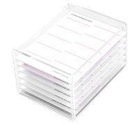 BELLIFFY Caja Almacenaje Manicura Estuche Uñas Artísticas Organizador De Uñas Postizas Suministros Salón