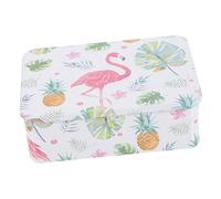 BELLIFFY Caja De Hojalata Tapa Deslizante Organizador De Metal Para Dulces Contenedor Pequeño Para Manualidades Caja De Almacenamiento Portátil Para Casa o Oficina